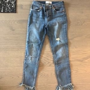 Free People Cropped Jeans size 26
